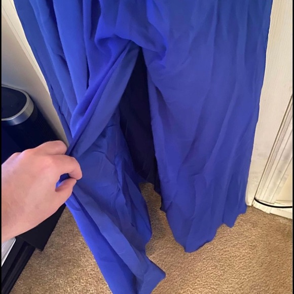 Beautiful royal blue a line size 18 brand new evening gown - Picture 2 of 5